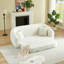 Canapé inclinable convertible incurvé de 87 pouces, canapé-lit 2 en 1 escamotable, avec base coulissante et siège profond, comprend deux coussins, fauteuil inclinable en chenille, aucun assemblage requis-491005298