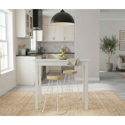 Hershman Solid Wood Base Dining Table