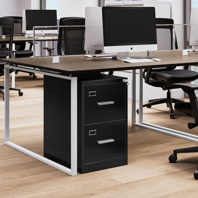 Blazice 62cm Wide 2 -Drawer Steel File Cabinet