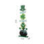 42"H Lighted St. Patrick's Wooden Shamrocks Porch Decor