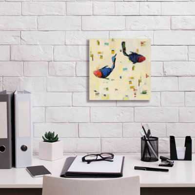 One Fish Two Fish Big  Wrapped Canvas Painting