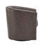 Fauteuil demi-tonneau pivotant en similicuir-1558136493