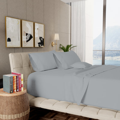 Ensemble de draps en coton Supima ultra-doux et soyeux de qualité supérieure 800TC
