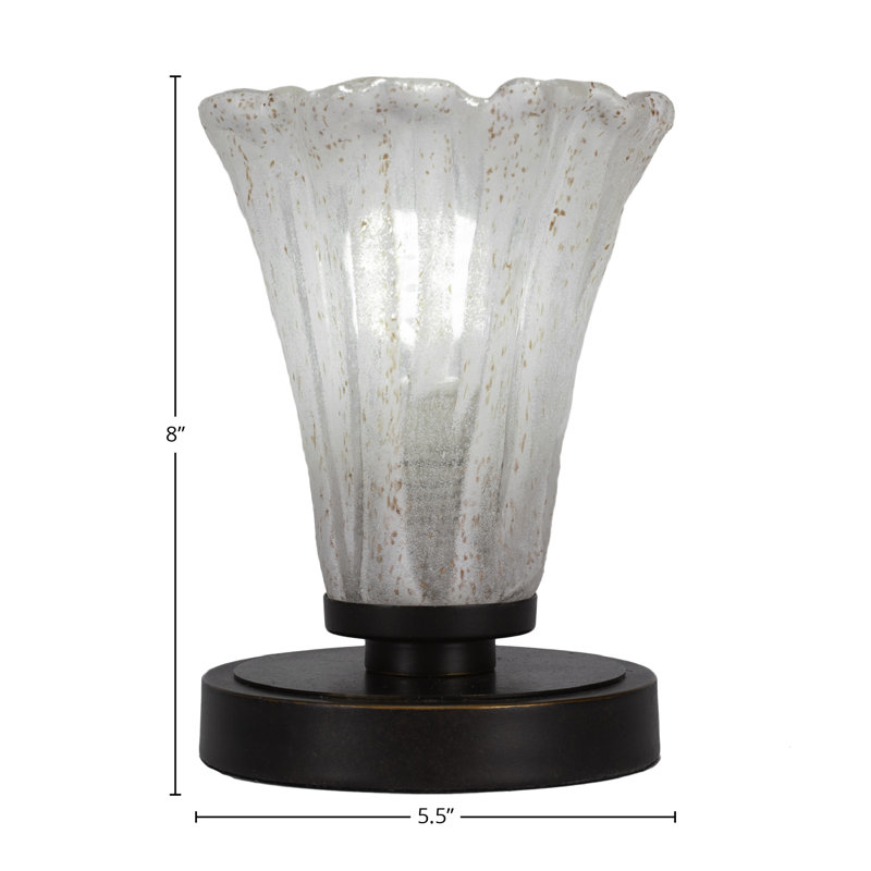 Aneka Accent Lamp Shown With Glass, Ice