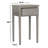 Joanna Solid Wood End Table with Storage-1418510971