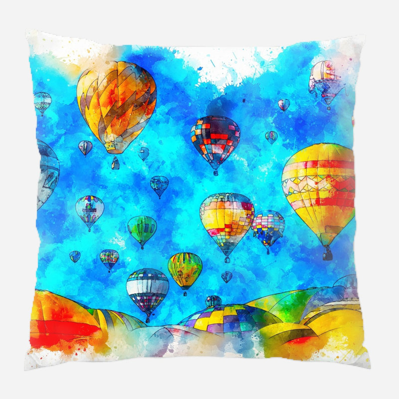 Coussin décoratif air chaud Edelman, Microsuède, Intérieur