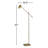 63'' Antique Brass Task Floor Lamp
