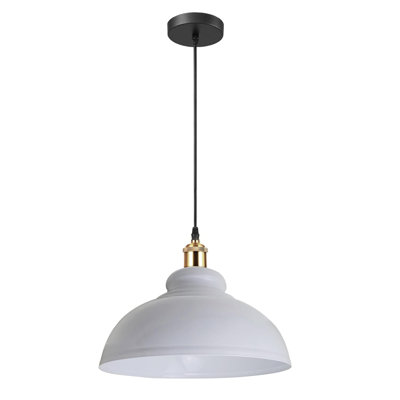Suspension en métal courbé avec douille E26