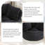 Fauteuil à billes moderne, canapé paresseux rembourré avec coussins et poignée-114236538