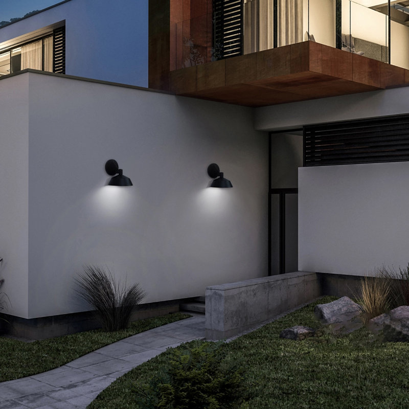 Rockport Aluminum LED Wall Light, Black