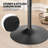 Valencia Holton Adjustable Height Round Bar Table Bistro Pub Table With Sturdy Metal Base And MDF Top For Dining Room, Kitchen, Or Patio-2129292925-2118374343-2118374339