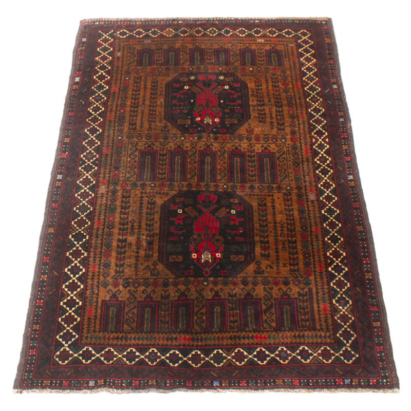 Teimani Brown Rug 3'3" x 5'7"