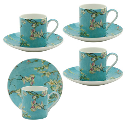 Tokyo Bone China Espresso Cup and Saucer