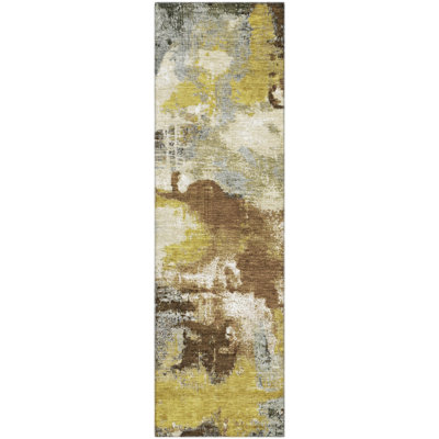 Premium Machine Washable Bucz AMF1738 Modern Rug