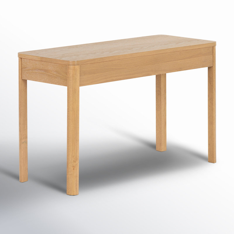 Gabrietta Solid + Manufactured Wood Writing Desk, Natural