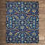 Tapis bleu marine en laine touffeté à la main Zawacki-964436199