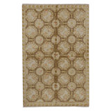 Handmade Silk and Wool Area Rug
