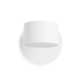Verge Single Light Steel Dimmable LED Armed Sconce