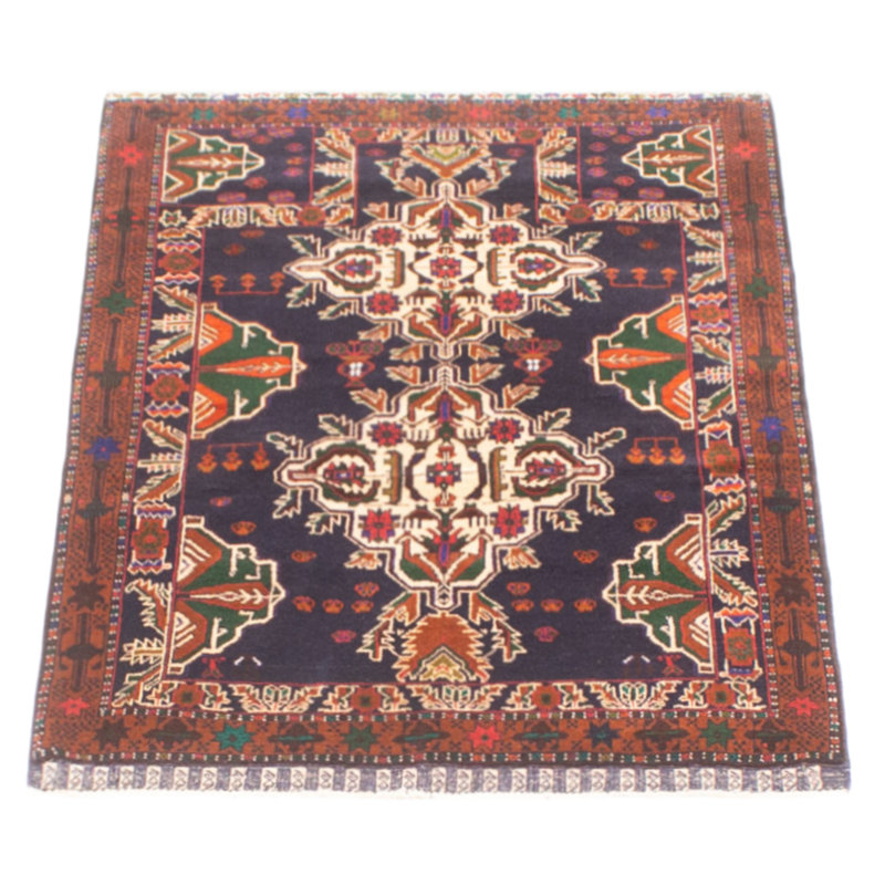 Teimani Navy Rug 2'9" x 4'4"