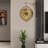 Jahkye Wall-Mounted Vintage Double-sided Round Wall Clock