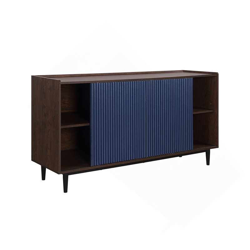 Buffet bleu marine