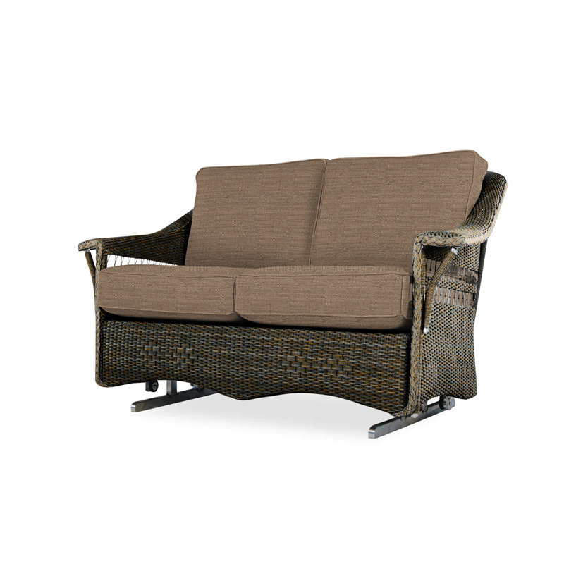 Nantucket Outdoor 2 - Seat Loveseat, Mink, Bamboo Bay Sky