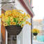 Porche de jardin à 12 fleurs artificielles pour l'extérieur-1456313636