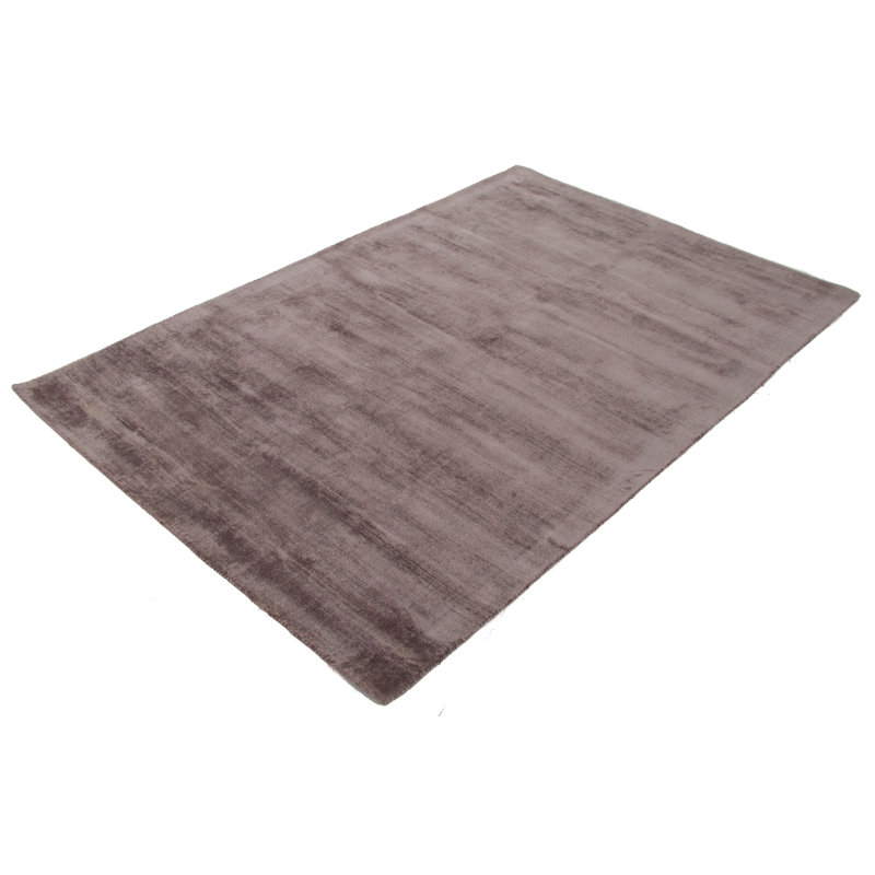 Solid Colour Cotton Hand Woven Area Rug, Rectangle 120 x 180cm