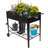 Yara Metal Elevated Planter with wheels-1681879492