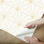 Geometric Gold Standard Peel and Stick Wallpaper