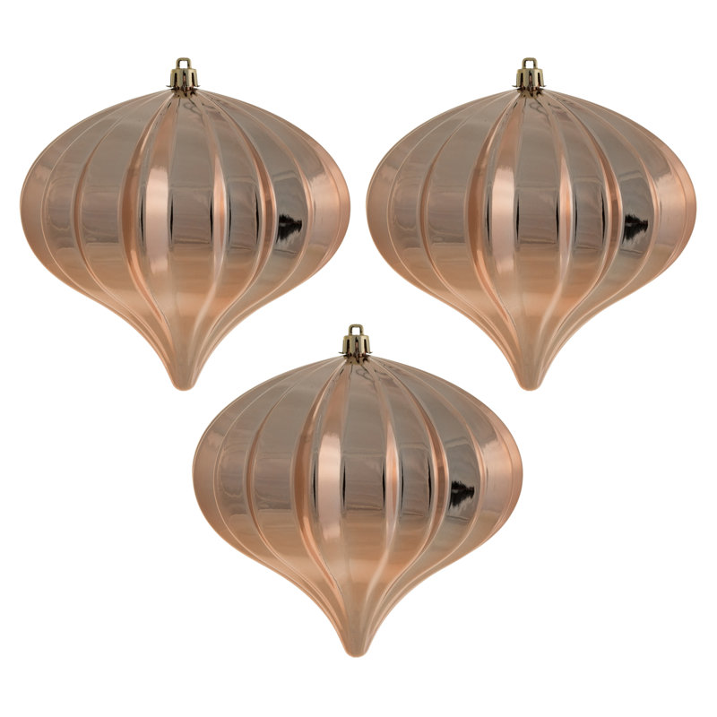Ornement de Noël 5,7 po UV, Or rose
