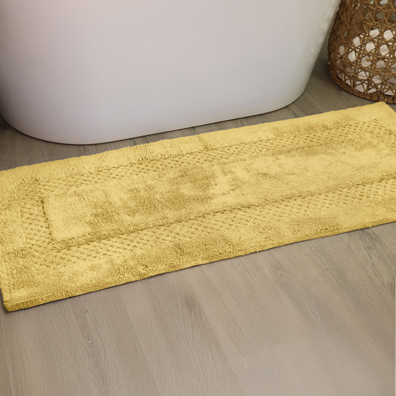 Antigona Soft Bath Rug, 21" W x 54" L, Yellow