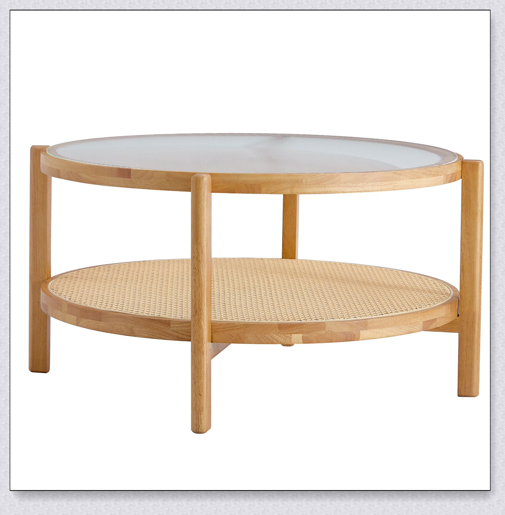 Ivy Bronx LadderShaped Coffee Table, for Office, Dining Room and