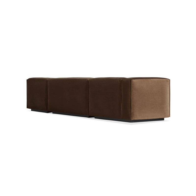 Cleon Modular Sectional, Maharam Mode in Clavicle 100% Polyester, Left Hand Facing