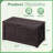 Outdoor Storage Box with Lid, 120-Gallon, 1-Unit, (Dark Brown)-128496426