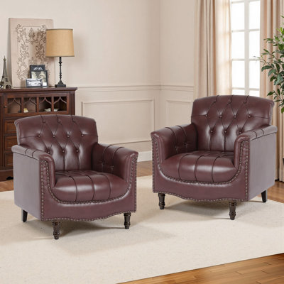 80 Cm Wide Tufted Armchair