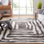 Tapis abstrait en laine noué à la main Kass-995687418