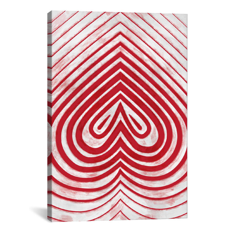 Albree Modern Spde, impression sur toile, H 26 po x l 18 po x P 1,5 po, Pas de tapis, Toile tendue