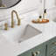 Grevera X P 22 po P x 36 po Coiffeuse en H avec comptoir en quartz blanc avec lavabo-961535437-970286456