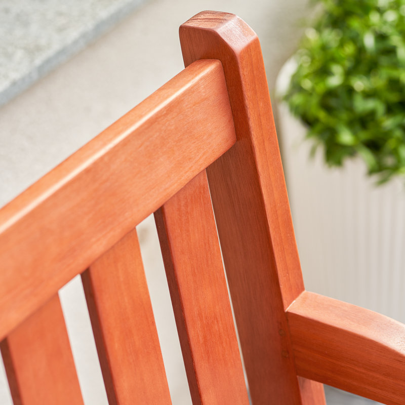 Fauteuil de patio en eucalyptus Delanie