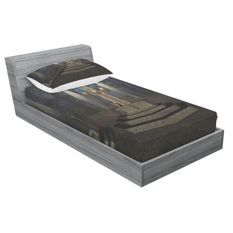 Microfiber Sheet Set, Twin Sheet Set with Fitted Sheet