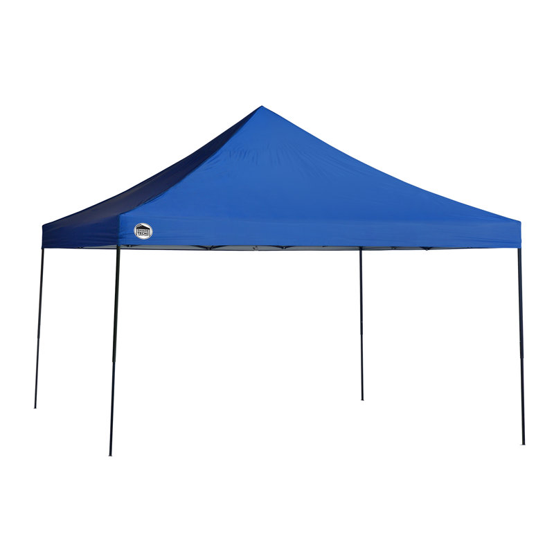 Shade Tech 12 Ft. W x 12 Ft. D Steel Pop-Up Canopy, Blue