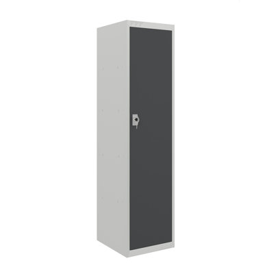 Armoire KDS - 1 porte - 4 tablettes - Poignée en plastique - Serrure à cylindre (unité principale)