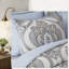 Ensemble de literie jacquard bleu - Pièce, ensemble de couette double/queen pour la maison