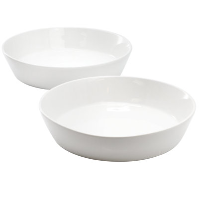 Ensemble de 2 bols en céramique fine de 8 pouces Martha Stewart Selma