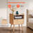 Rattan Nightstand End Table with Open Shelf Boho Bedside Table-1956114075