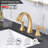 2-Handle Stainless Steel Bathroom Sink Faucet-111170931