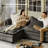 108" W Modern Sectional with Ottoman-2015922811