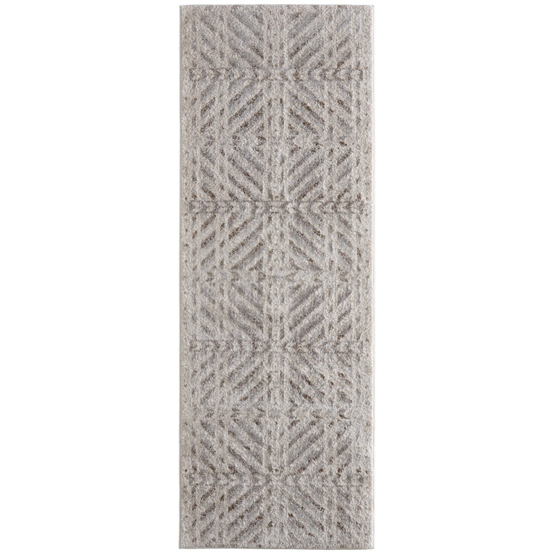 Leoner Modern Geometric, Area Rug, Runner 2'10" x 7'10"