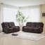 Ensemble de salon inclinable 2 pièces Abba-690501886